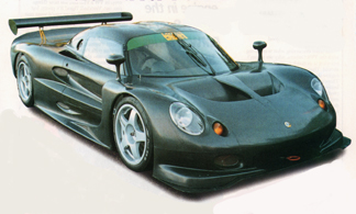 Lotus GT1 three quarter front view