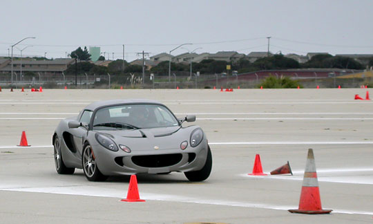 Elisa at her first autocross