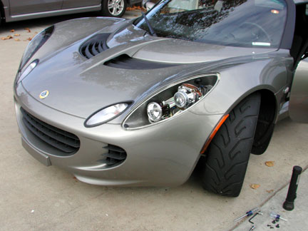 cover off Lotus Elise