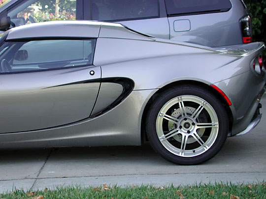 Lotus Elise removed side grilles