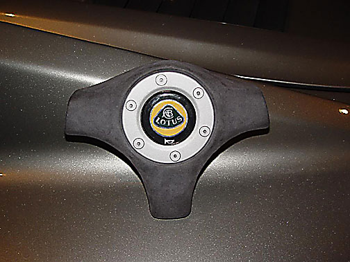 front with horn button