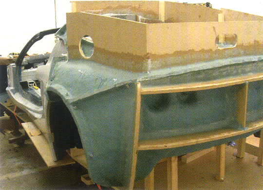 mould for clay design of Lotus Sport Exige