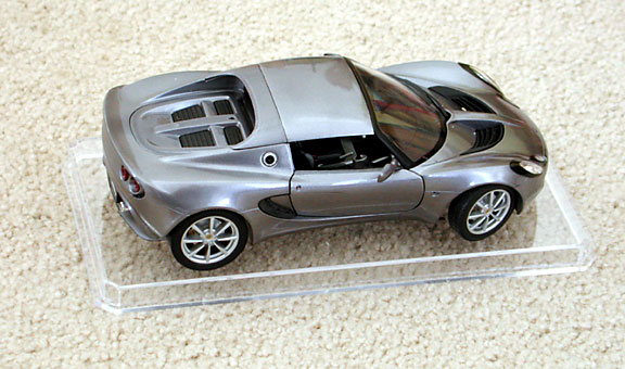 Lotus Elise storm titanium miniature model top