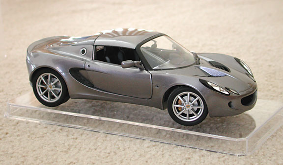 Lotus Elise storm titanium miniature model