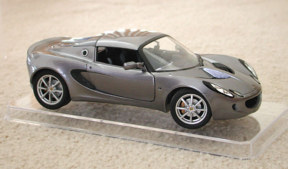 model, dicast Lotus Elise shell, painted storm titanium