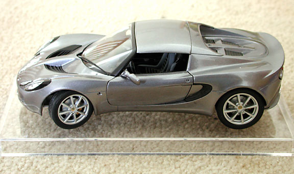 Lotus Elise storm titanium miniature model side