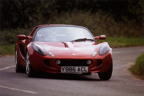 Lotus Elise series 2 from the front