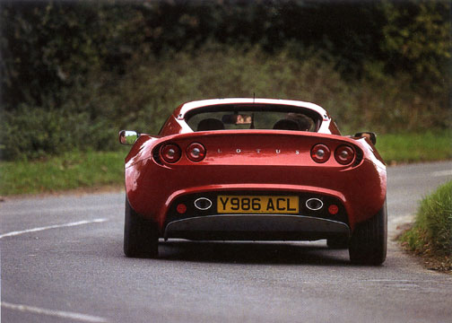 rear of an series 2 Elise