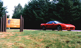 NSX at Fort Clatsom, end of the trail
