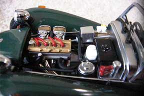 engine compartment Kyosho model