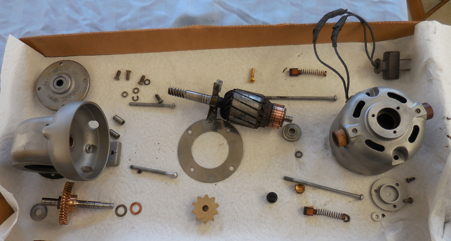 paces races disassembled motor