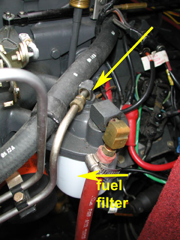 gas line and fuel filter